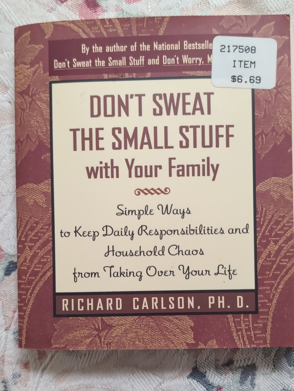 Don't Sweat the Small Stuff